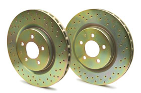 Brembo Cross Drilled Rotors for 93-95 RX-7 (Front)